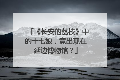 《长安的荔枝》中的十七娘，竟出现在延边博物馆？