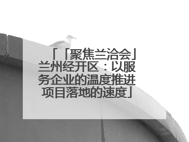 「聚焦兰洽会」兰州经开区：以服务企业的温度推进项目落地的速度