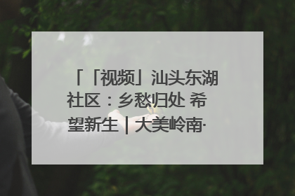 「视频」汕头东湖社区：乡愁归处 希望新生｜大美岭南·百村焕新记