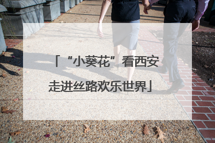 “小葵花”看西安走进丝路欢乐世界