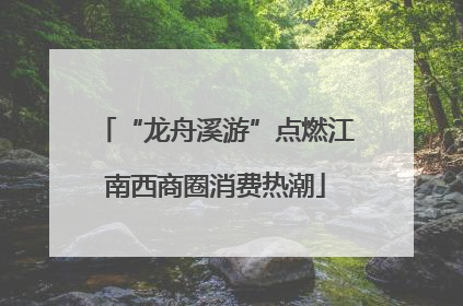 “龙舟溪游”点燃江南西商圈消费热潮