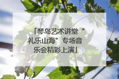 琴岛艺术讲堂“礼乐山海”专场音乐会精彩上演