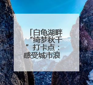 白龟湖畔“绮梦秋千”打卡点：感受城市浪漫温情