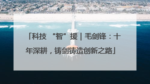 科技 “智”援｜毛剑锋：十年深耕，铸剑铸造创新之路