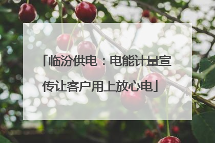 临汾供电：电能计量宣传让客户用上放心电