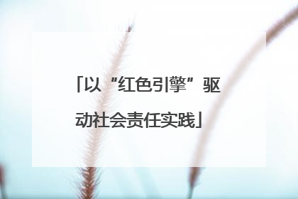以“红色引擎”驱动社会责任实践