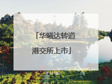 华曦达转道港交所上市