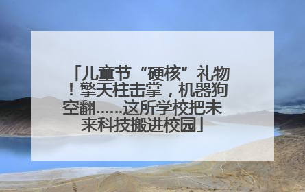 儿童节“硬核”礼物！擎天柱击掌，机器狗空翻……这所学校把未来科技搬进校园