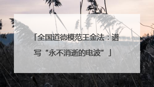 全国道德模范王金法：谱写“永不消逝的电波”