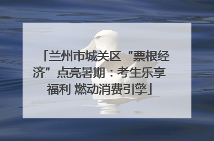 兰州市城关区“票根经济”点亮暑期：考生乐享福利 燃动消费引擎