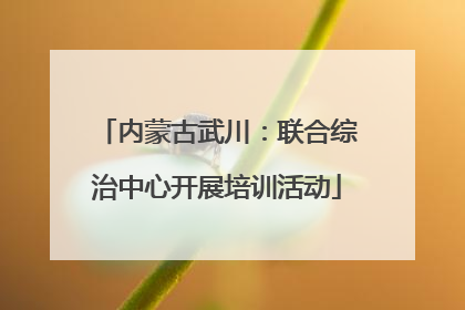 内蒙古武川：联合综治中心开展培训活动