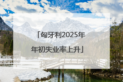 匈牙利2025年年初失业率上升