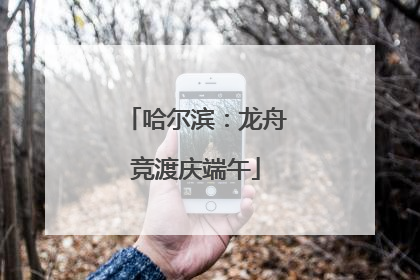 哈尔滨：龙舟竞渡庆端午