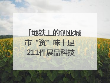 地铁上的创业城市“资”味十足 211件展品科技与烟火气完美融合｜西博视界
