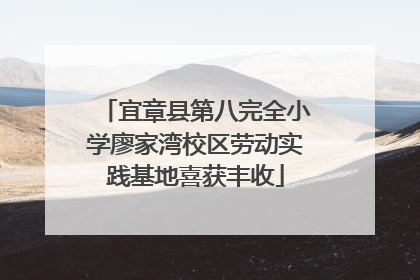 宜章县第八完全小学廖家湾校区劳动实践基地喜获丰收