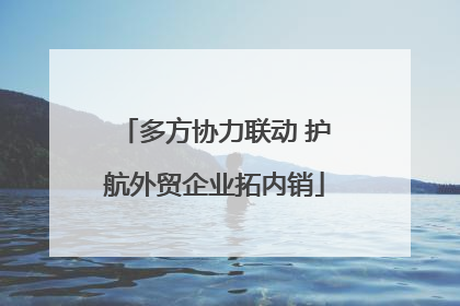 多方协力联动 护航外贸企业拓内销