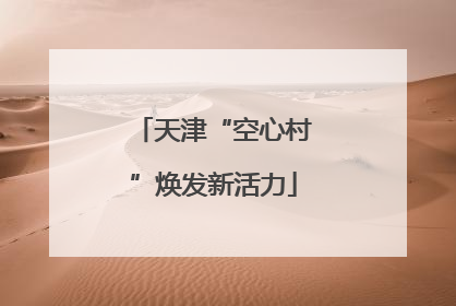 天津“空心村”焕发新活力