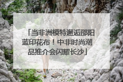 当非洲模特邂逅邵阳蓝印花布！中非时尚潮品推介会闪耀长沙