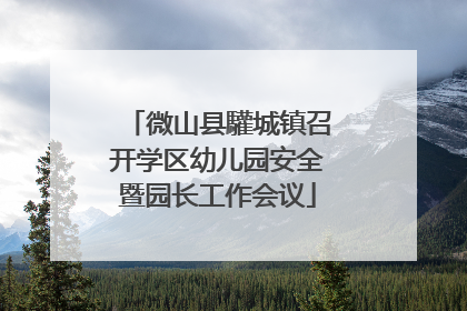 微山县驩城镇召开学区幼儿园安全暨园长工作会议