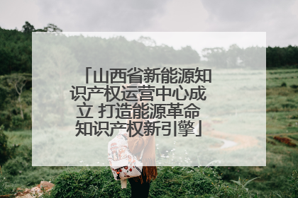 山西省新能源知识产权运营中心成立 打造能源革命知识产权新引擎