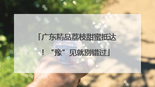 广东精品荔枝甜蜜抵达！“豫”见就别错过