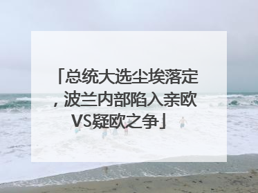 总统大选尘埃落定，波兰内部陷入亲欧VS疑欧之争