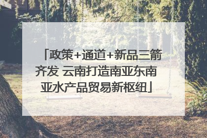 政策+通道+新品三箭齐发 云南打造南亚东南亚水产品贸易新枢纽