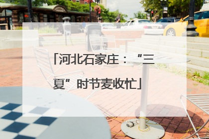 河北石家庄：“三夏”时节麦收忙