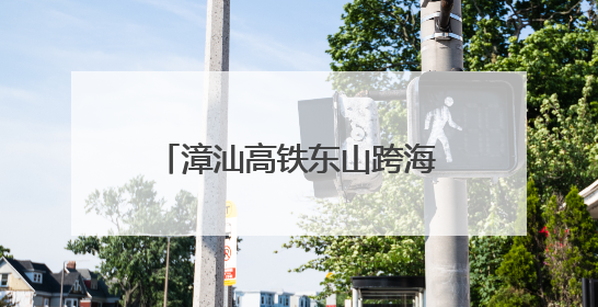 漳汕高铁东山跨海特大桥栈桥合龙