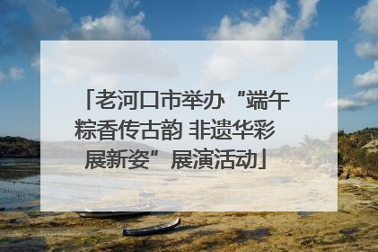 老河口市举办“端午粽香传古韵 非遗华彩展新姿”展演活动