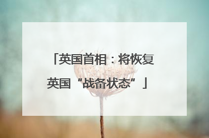 英国首相：将恢复英国“战备状态”