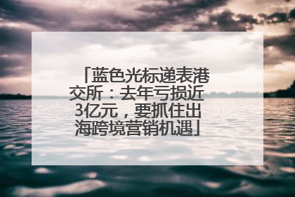 蓝色光标递表港交所：去年亏损近3亿元，要抓住出海跨境营销机遇