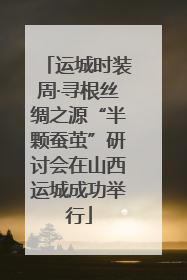 运城时装周·寻根丝绸之源“半颗蚕茧”研讨会在山西运城成功举行