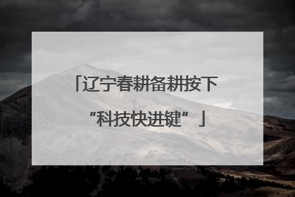 辽宁春耕备耕按下“科技快进键”
