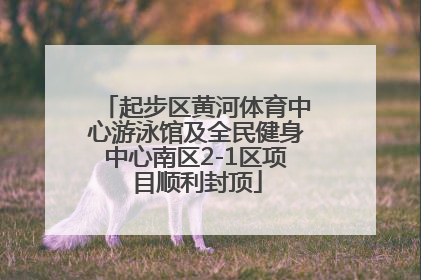 起步区黄河体育中心游泳馆及全民健身中心南区2-1区项目顺利封顶
