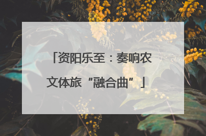 资阳乐至：奏响农文体旅“融合曲”