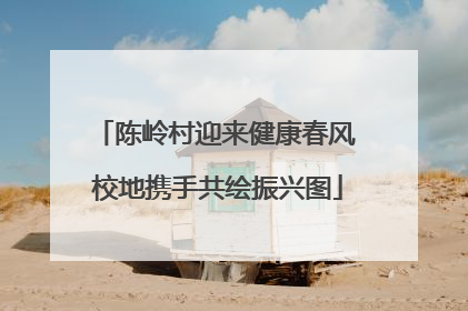 陈岭村迎来健康春风 校地携手共绘振兴图