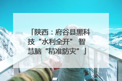 陕西：府谷县黑科技“水利全开” 智慧脑“精准防灾”