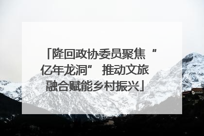 隆回政协委员聚焦“亿年龙洞” 推动文旅融合赋能乡村振兴