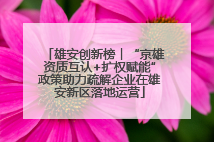雄安创新榜丨“京雄资质互认+扩权赋能”政策助力疏解企业在雄安新区落地运营