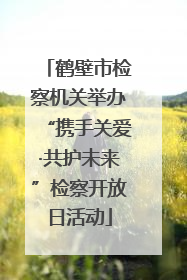 鹤壁市检察机关举办“携手关爱·共护未来”检察开放日活动