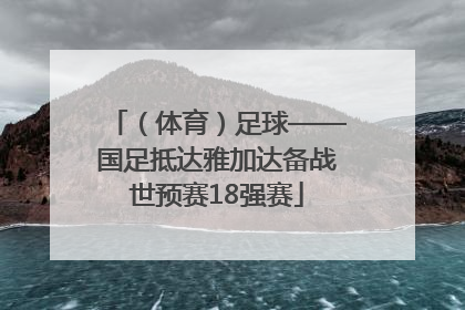 （体育）足球——国足抵达雅加达备战世预赛18强赛