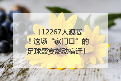 12267人观赛！这场“家门口”的足球盛宴燃动宿迁