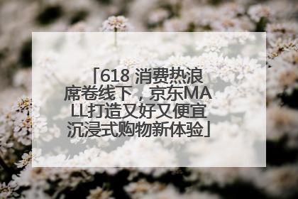 618 消费热浪席卷线下，京东MALL打造又好又便宜沉浸式购物新体验