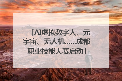 AI虚拟数字人、元宇宙、无人机……成都职业技能大赛启动